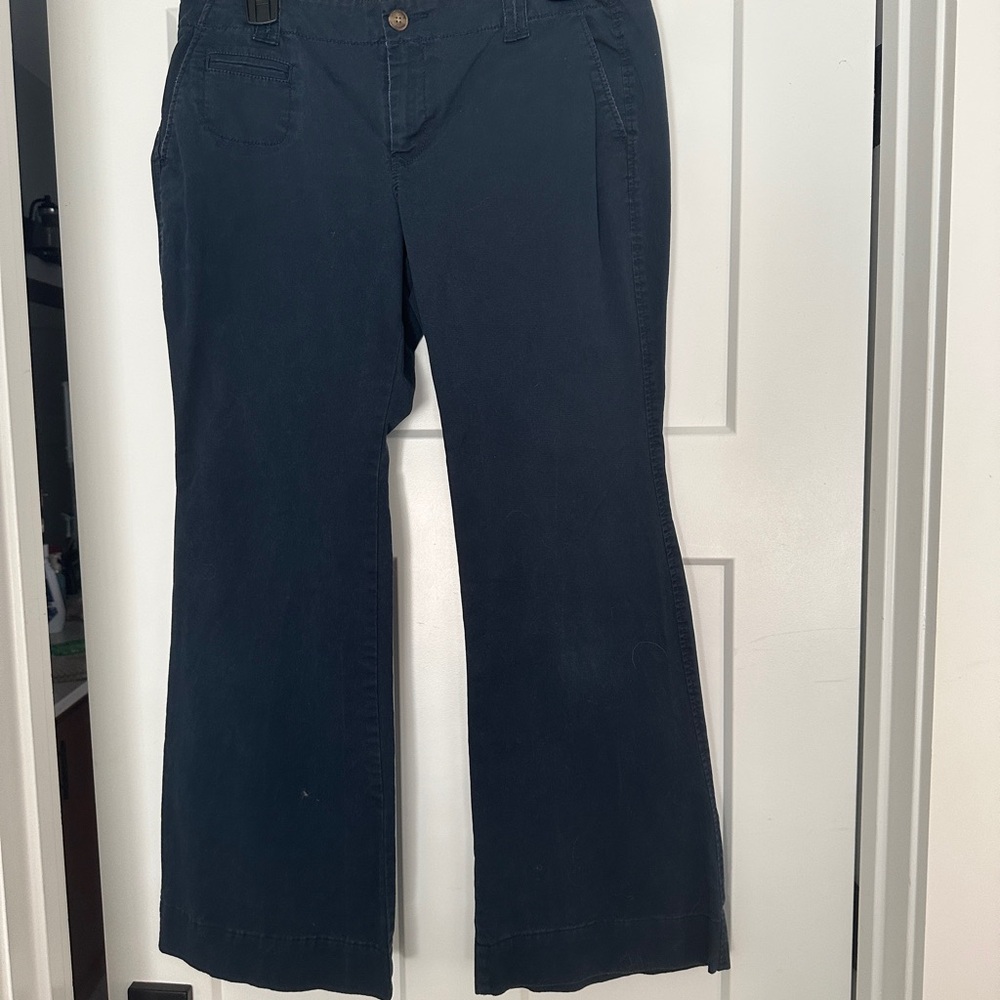 OLD NAVY Low Rise Navy Blue Wide-Leg Pants-Size 10